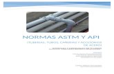 NORMAS ASTM DE APLICACIÓN DE TUBERIAS Y ACCESORIOS
