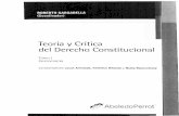 Teoria y Crítica del Derecho Constitucional - GARGARELLA, Roerto