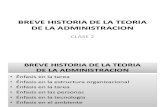 Clase 2 - BREVE HISTORIA DE LA TEORIA DE LA ADMINISTRACION.pptx
