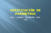 05 VERIFICACIÓN DE PARÁMETROS