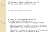Calculo Numérico de la Respuesta Dinámica de Estructuras