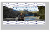 Experiencias de la Misión en España. Mi Historia Personal.