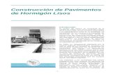Construcción de Pavimentos de Hormigón Lisos - TB006