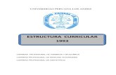 Estructura Curricular 1994