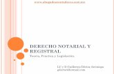 Glosario Derecho Notarial y Registral