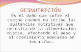 Clases de Desnutricion