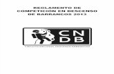 REGLAMENTO DE COMPETICIOìN EN DESCENSO DE BARRANCOS 2013 - CON ANOTACIONES ANDRES MARTI - DICIEMBRE 2012