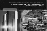 Comunismo Hermenutico- Gianni Vattimo y Santiago Zabala (Herder)