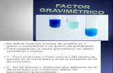 Factor gravimétrico