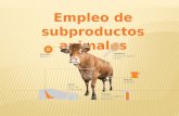 Empleo de Subproductos Animales