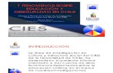 Desigualdad y Educacion Informe Cies u de Chile