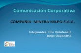 Final Presentación Comunicación Corporativa  Milpo