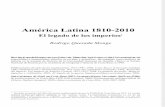 América Latina 1810-2010  El legado de los imperios