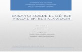 Ensayo sobre El déficit fiscal en El Salvador