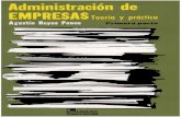 Administración de empresas - Agustín Reyes Ponce - Primera Parte