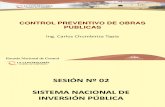 CONTROL PREVENTIVO DE OBRAS PUBLICAS - SESIÓN Nº 02