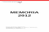 Memoria FCIHS 2012