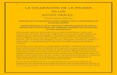 1.- LA VALORACIÒN DE LA PRUEBA EN LOS JUICIOS ORALES