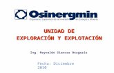 Presentación OSINERGMING Unidad de Exploración y Explotación