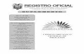 Registro oficial n 506 código orgánico general de procesos