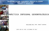 Practica Integral en Gerontologìa