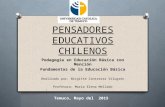 Pensadores Educativos Chilenos