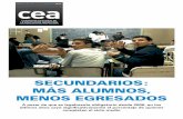 Secundarios: más alumnos, menos egresados - Centro de Estudios de la Educación Argentina (CEA)