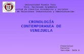Universidad fermín toro cronologia contemporanea de venezuela. Francielys Peralta