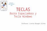 Teclas Barra Espaciadora y Windows