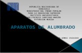 APARATOS DE ALUMBRADO