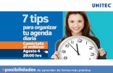 7 tips para organizar tu agenda diaria (webinar)