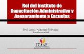 Rol del Instituto de Capacitación Administrativa y Asesoramientoo