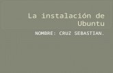 La instalación de ubuntu