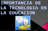 Tecnologia en educacion