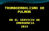 TEP EN EL SERVICIO DE EMERGENCIA 2015