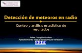 XX CEA - Detección de meteoros en radio