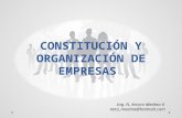 Clase 01 constitución y organización de empresas