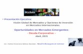 1- Mercados Emergentes - Oportunidades en Renta Fija Corporativa