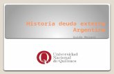 Historia Deuda externa argentina