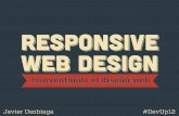 Responsive web design: reinventando el diseño web