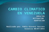 Cambio climatico en venezuela proyecto final bm