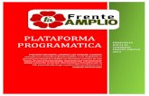 FRENTE AMPLIO Propuesta plataforma-programatica-frente-amplio-hacia-congreso-2015