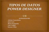 Presentacion grupal de tipos de datos power designer