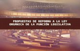 2.1. ley orgánica de la función legislativa