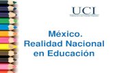 México realidad nacional en educación