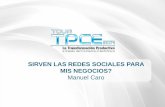 Sirven las Redes Sociales para mis Negocios - Manuel Caro - Tour TPCE 2014