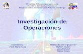 Trabajo sobre Investigacion de Operaciones