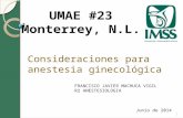 anestesia ginecologica (posiciones)