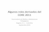Roles unad core 2011
