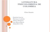 Literatura precolombina de colombia